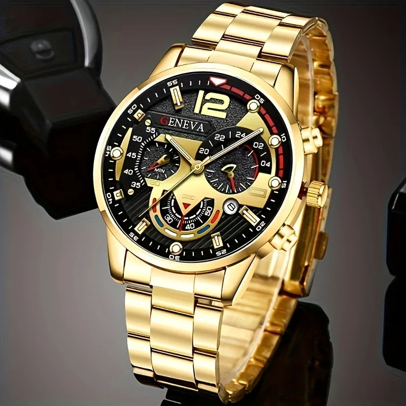 Luxury Men’s Watch Set – Timeless Style & Power - ZM