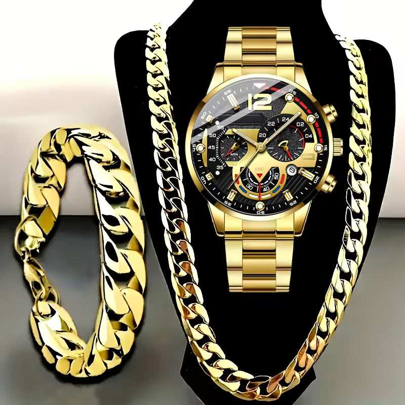 Luxury Men’s Watch Set – Timeless Style & Power - ZM