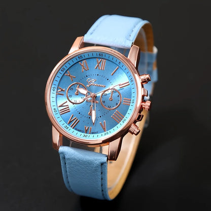 Aurora Blue Luxury Jewelry & Watch Set - ZM